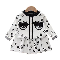 Load image into Gallery viewer, Baby Kid Girls Flower Bow Knitwear Dresses Wholesale 220909115
