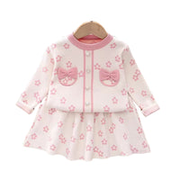 Load image into Gallery viewer, Baby Kid Girls Flower Bow Knitwear Dresses Wholesale 220909115
