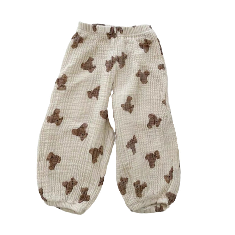 Baby Kid Unisex Animals Cartoon Print Pants Wholesale 220909119