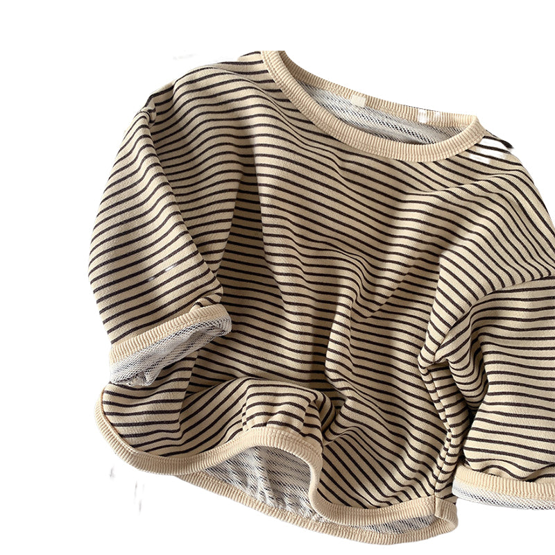 Baby Kid Unisex Striped Tops Wholesale 220909121