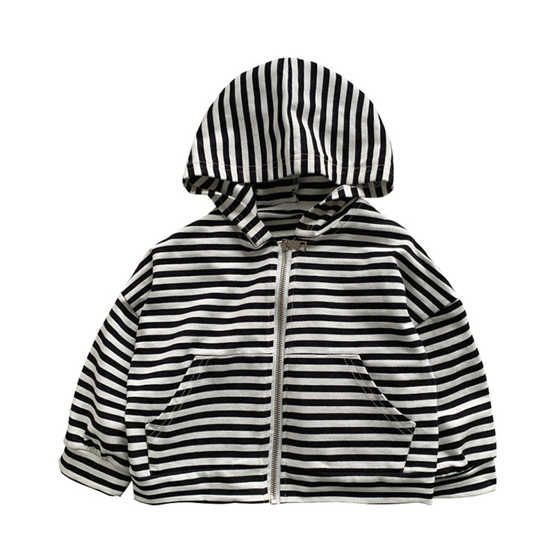 Baby Kid Unisex Striped Jackets Outwears Wholesale 220909139