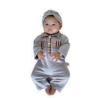 Load image into Gallery viewer, Baby Boys Checked Jumpsuits Wholesale 220909153
