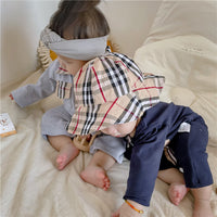 Load image into Gallery viewer, Baby Boys Checked Jumpsuits Wholesale 220909153
