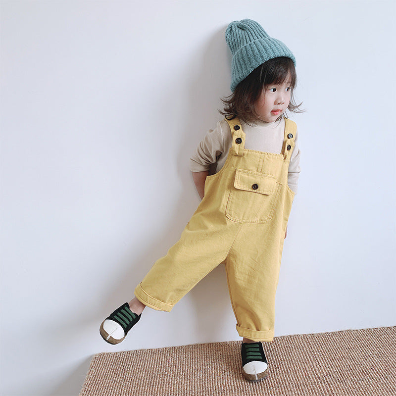 Baby Kid Unisex Solid Color Jumpsuits Wholesale 22090922