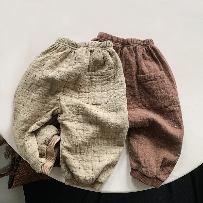 Baby Kid Unisex Solid Color Pants Wholesale 220909254