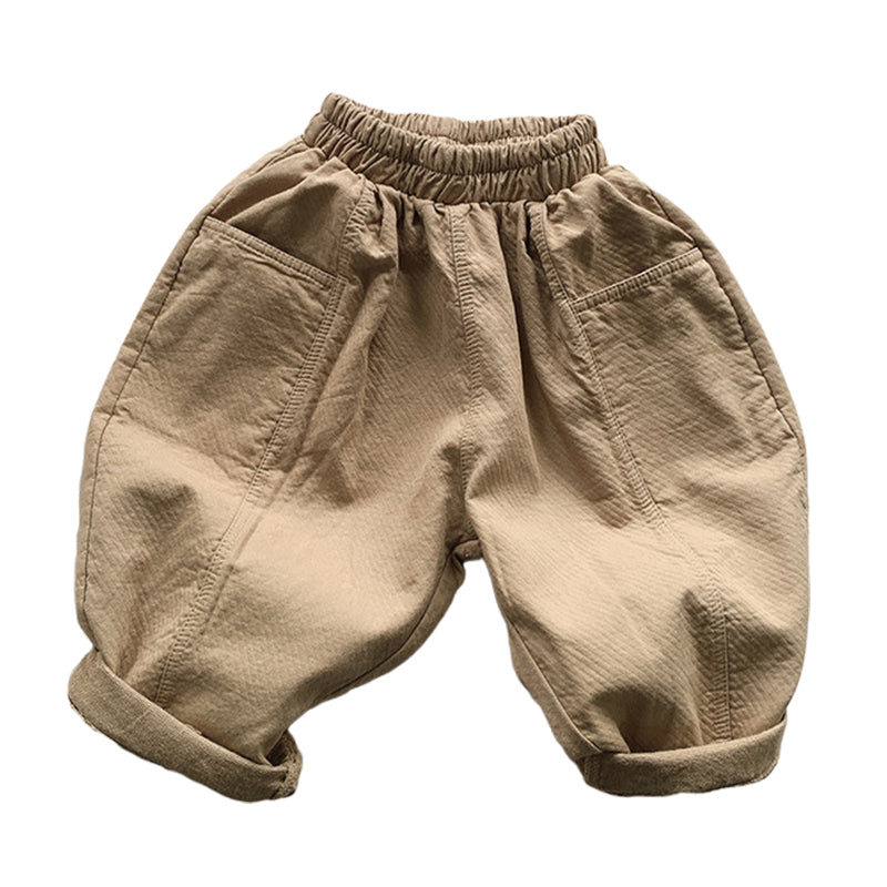Baby Kid Unisex Solid Color Pants Wholesale 220909266
