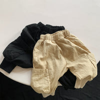 Load image into Gallery viewer, Baby Kid Unisex Solid Color Pants Wholesale 220909269
