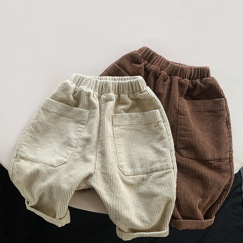 Baby Kid Unisex Solid Color Pants Wholesale 220909270