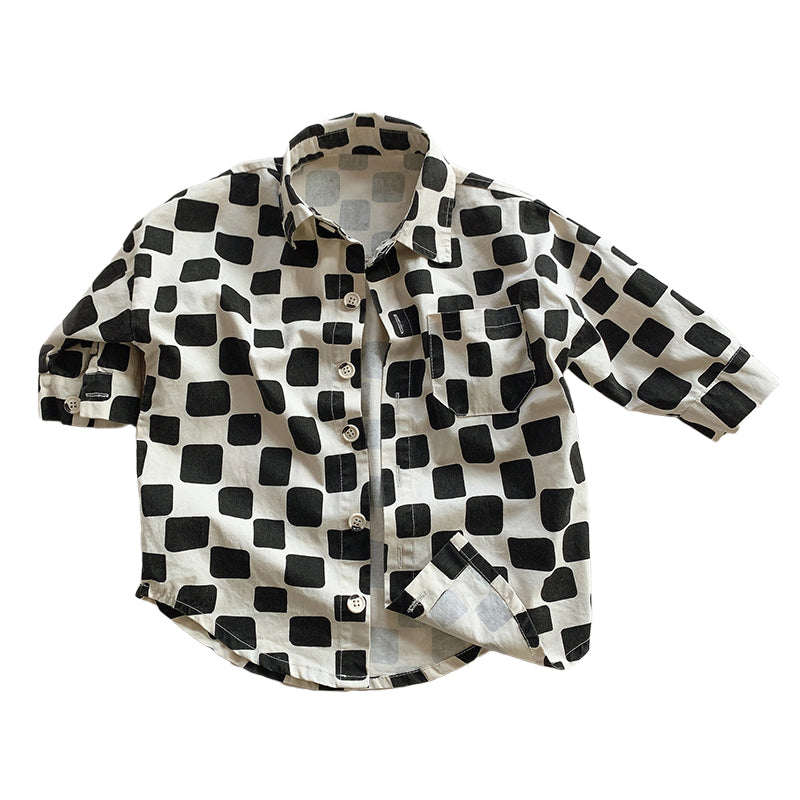 Baby Kid Boys Checked Jackets Outwears Wholesale 220909272