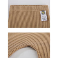 Load image into Gallery viewer, Baby Unisex Solid Color Animals Muslin&amp;Ribbed Pants Leggings Wholesale 220909312
