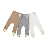 Load image into Gallery viewer, Baby Unisex Solid Color Animals Muslin&amp;Ribbed Pants Leggings Wholesale 220909312
