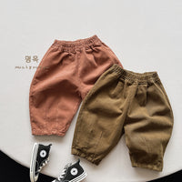 Load image into Gallery viewer, Baby Kid Unisex Solid Color Pants Wholesale 220909365
