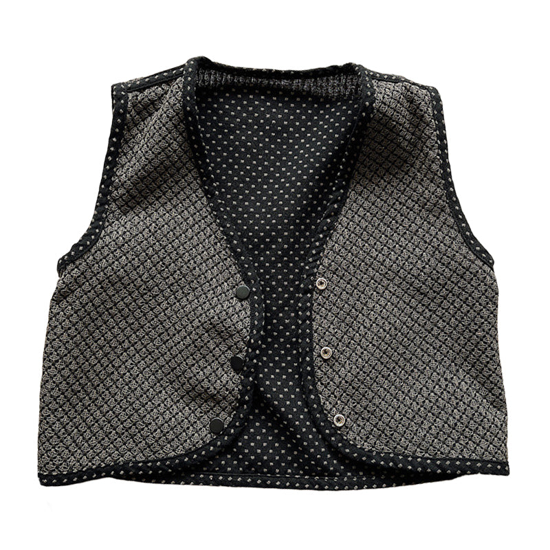 Baby Kid Unisex Polka dots Vests Waistcoats Wholesale 220909370