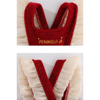 Load image into Gallery viewer, Baby Girls Solid Color Letters Embroidered Tops Jumpsuits Wholesale 220909423
