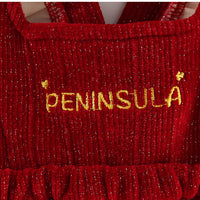 Load image into Gallery viewer, Baby Girls Solid Color Letters Embroidered Tops Jumpsuits Wholesale 220909423
