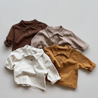 Load image into Gallery viewer, Baby Kid Unisex Solid Color Polo Shirts Wholesale 220909499
