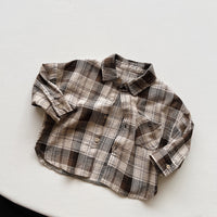 Load image into Gallery viewer, Baby Kid Unisex Checked Shirts Wholesale 220909515
