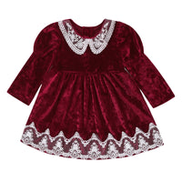Load image into Gallery viewer, Baby Girls Lace Embroidered Dresses Wholesale 220909522
