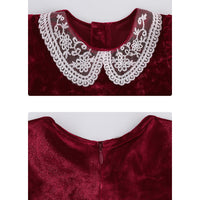 Load image into Gallery viewer, Baby Girls Lace Embroidered Dresses Wholesale 220909522
