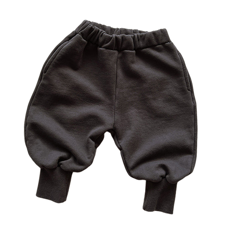 Baby Kid Unisex Solid Color Pants Wholesale 220909533
