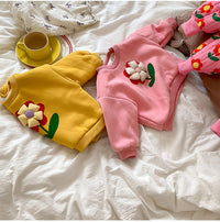 Load image into Gallery viewer, 2 Pieces Set Baby Girls Flower Print Tops And Pants Wholesale 220909544
