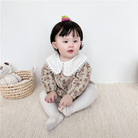Load image into Gallery viewer, Baby Girls Flower Print Rompers Wholesale 220909545
