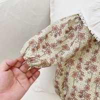 Load image into Gallery viewer, Baby Girls Flower Print Rompers Wholesale 220909545
