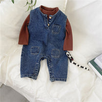 Load image into Gallery viewer, Baby Unisex Solid Color Tops Wholesale 220909549
