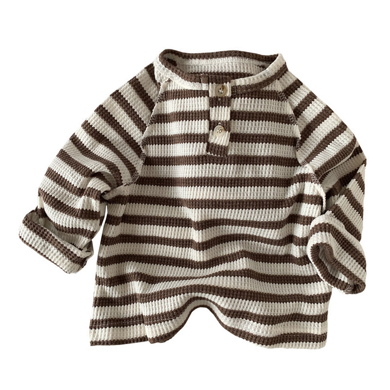 Baby Kid Unisex Striped Tops Wholesale 22090955