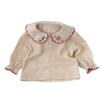 Load image into Gallery viewer, Baby Kid Girls Cartoon Embroidered Tops Wholesale 220909551
