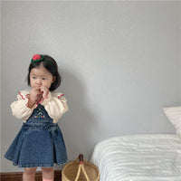 Load image into Gallery viewer, Baby Kid Girls Cartoon Embroidered Tops Wholesale 220909551
