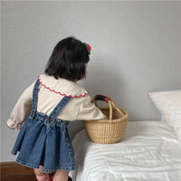 Load image into Gallery viewer, Baby Kid Girls Cartoon Embroidered Tops Wholesale 220909551
