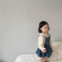 Load image into Gallery viewer, Baby Kid Girls Cartoon Embroidered Tops Wholesale 220909551
