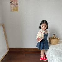 Load image into Gallery viewer, Baby Kid Girls Cartoon Embroidered Tops Wholesale 220909551
