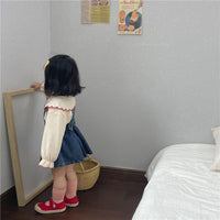 Load image into Gallery viewer, Baby Kid Girls Cartoon Embroidered Tops Wholesale 220909551
