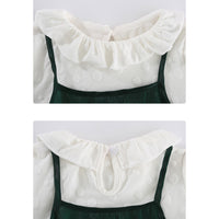 Load image into Gallery viewer, Baby Girls Color-blocking Bow Dresses Wholesale 220909555
