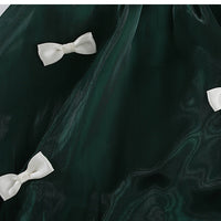 Load image into Gallery viewer, Baby Girls Color-blocking Bow Dresses Wholesale 220909555
