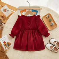 Load image into Gallery viewer, Baby Girls Color-blocking Bow Dressy Dresses Wholesale 220909601
