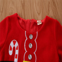 Load image into Gallery viewer, Baby Kid Girls Color-blocking Christmas Dresses Wholesale 22091404
