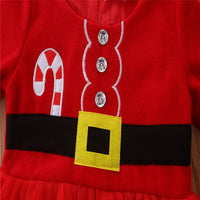 Load image into Gallery viewer, Baby Kid Girls Color-blocking Christmas Dresses Wholesale 22091404
