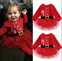 Load image into Gallery viewer, Baby Kid Girls Color-blocking Christmas Dresses Wholesale 22091404
