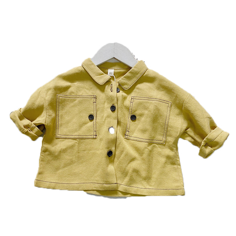 Baby Kid Unisex Solid Color Shirts Wholesale 220914102