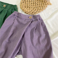Load image into Gallery viewer, Baby Kid Unisex Solid Color Pants Wholesale 220914106
