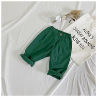 Load image into Gallery viewer, Baby Kid Unisex Solid Color Pants Wholesale 220914106
