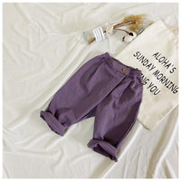 Load image into Gallery viewer, Baby Kid Unisex Solid Color Pants Wholesale 220914106
