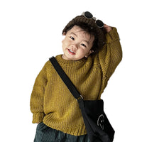 Load image into Gallery viewer, Baby Kid Unisex Solid Color Crochet Sweaters Wholesale 220914125
