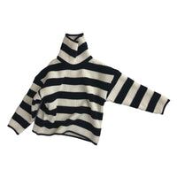 Load image into Gallery viewer, Baby Kid Unisex Striped Crochet Muslin&amp;Ribbed Sweaters Wholesale 220914130

