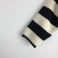 Load image into Gallery viewer, Baby Kid Unisex Striped Crochet Muslin&amp;Ribbed Sweaters Wholesale 220914130
