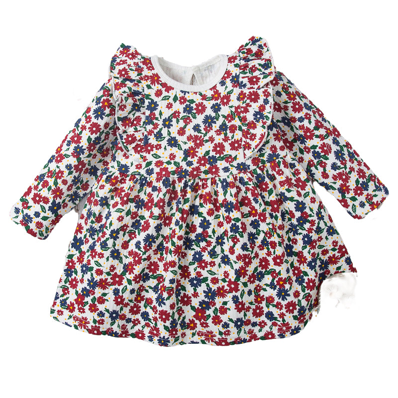 Baby Kid Girls Flower Print Dresses Wholesale 220914220