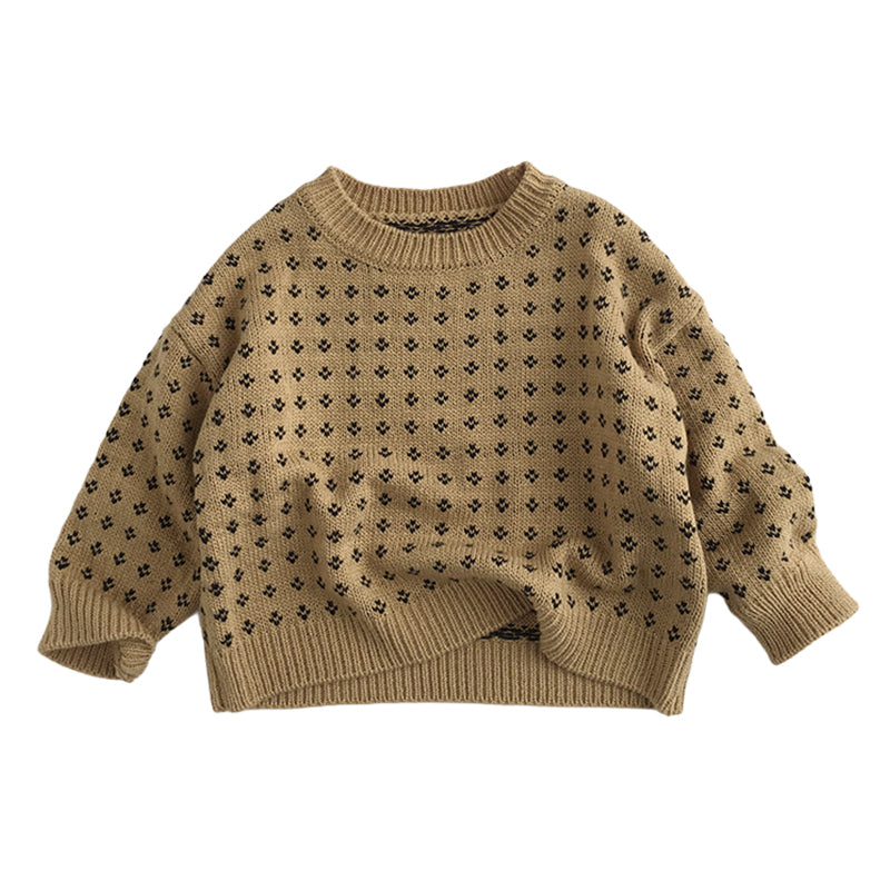 Baby Kid Unisex Flower Sweaters Wholesale 220914254